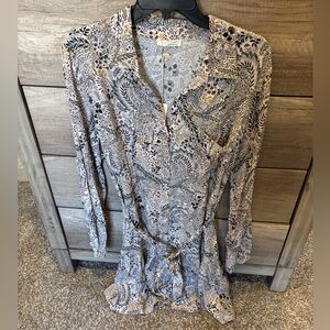 NWT Lovestitch Tie-front Floral Dress